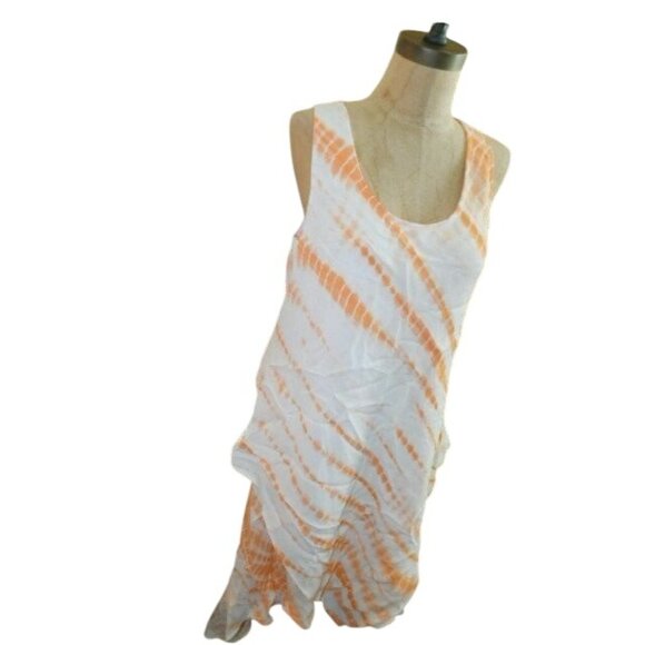 Sundance Size M Medium Scoop neck Lined Layered Dress - Picture 2 of 3